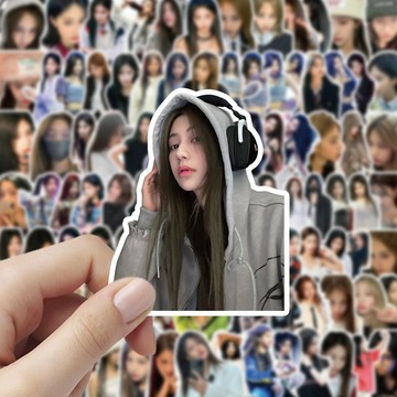 🧡免運🧡袁一琦 週邊 SNH48 新款300張袁一琦貼紙SNH48週邊應援diy手賬素材平闆裝飾貼畵自粘 8GI0