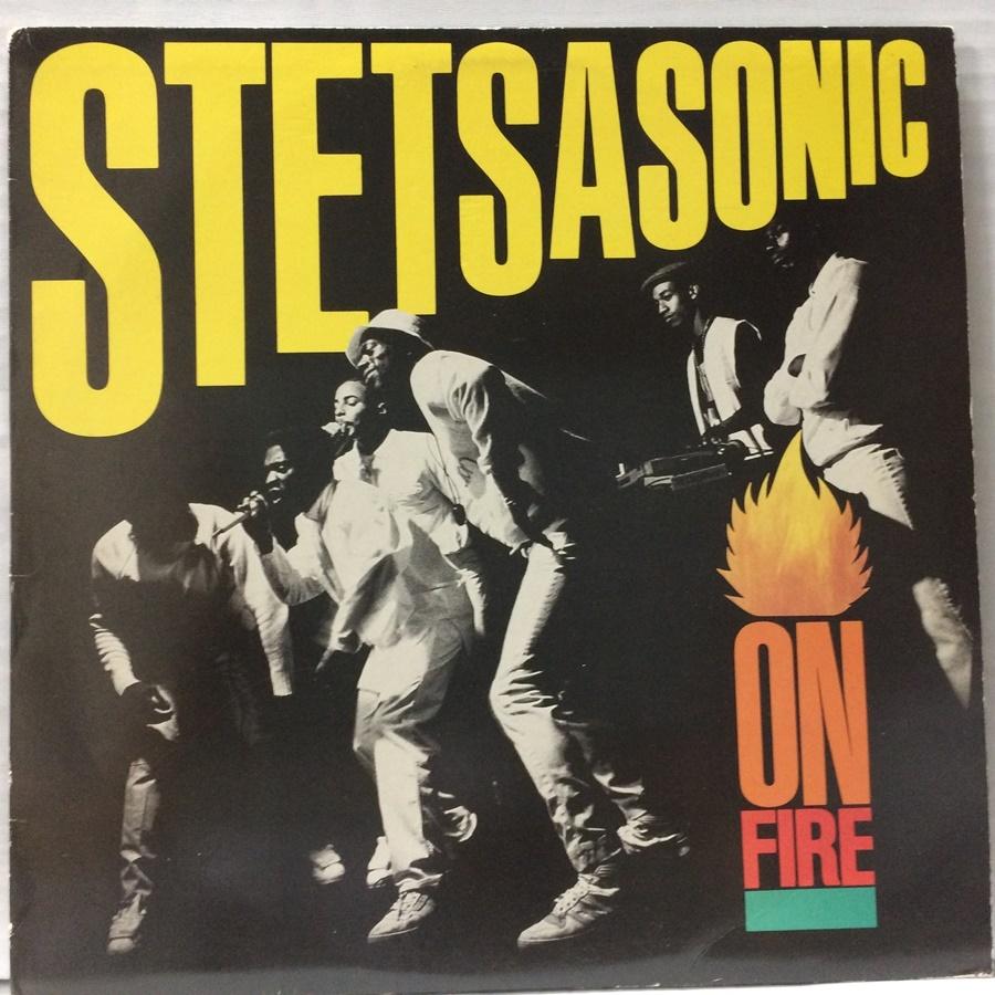 洗浄済 LP Stetsasonic On Fire US盤