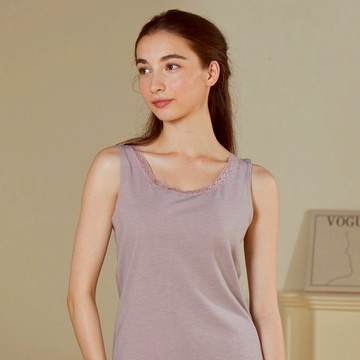 (蝦皮官方商城免運)華歌爾-健康蘭姿系列 M-3L小U領保暖背心(杏桃粉) LT296023L9