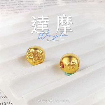 【金宏大銀樓】純金9999達摩金豆 擺件 儲蓄 串珠 送禮