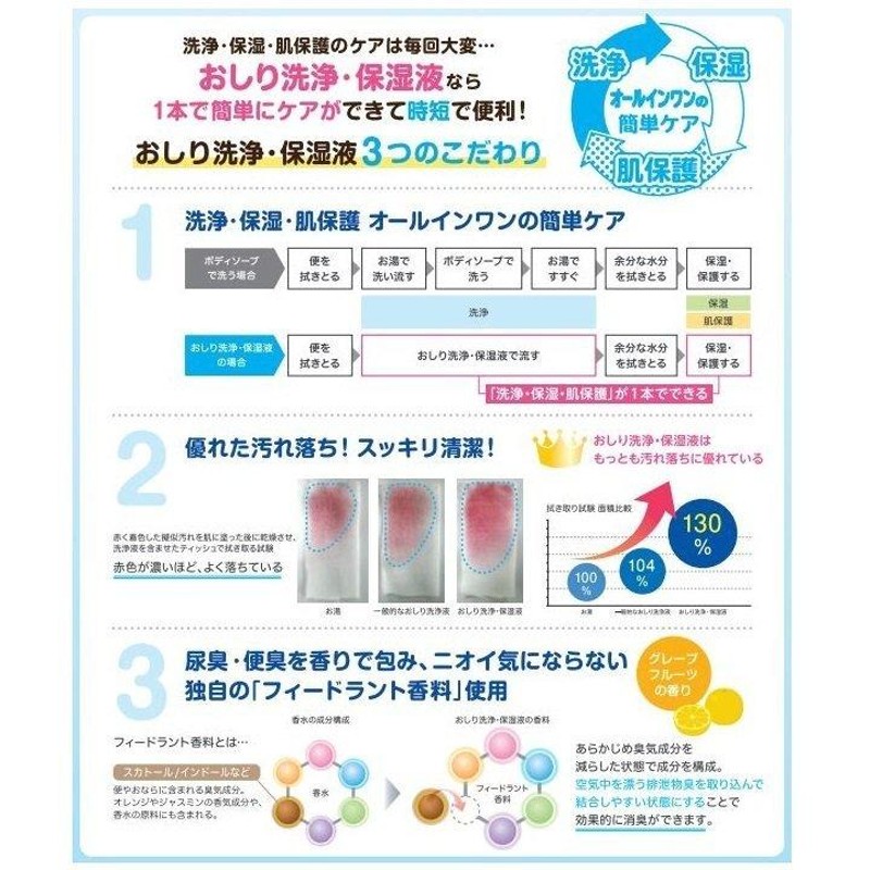 おむつ おしり 洗浄 ハビナース おしり洗浄 保湿液 500ml×24本