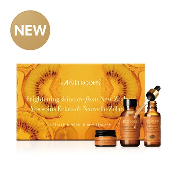 【潔麗雅】Antipodes 美白淨亮組(卡卡杜精華液30ml +卡卡杜水凝霜15ml +卡卡杜潔顏露50ml )