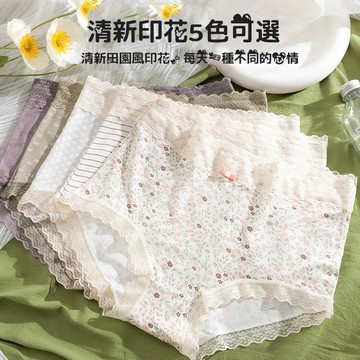 女性純棉內褲 抗菌襠高腰透氣收腹時尚女士中青年無痕速干三角褲頭 抗菌透氣 純色中高腰三角內褲女 加大尺碼內褲 大碼內褲