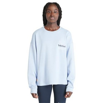 Timberland 女款藍紫色LOGO印花長袖T恤A6AFSDJ0-紅配綠