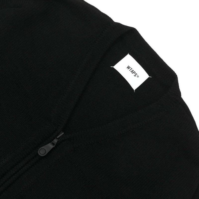 新品 ダブルタップス WTAPS PALMER SWEATER カーディガン BLACK