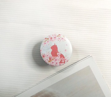 貓與櫻花手機伸縮氣墊支架/立架/泡泡座/氣囊