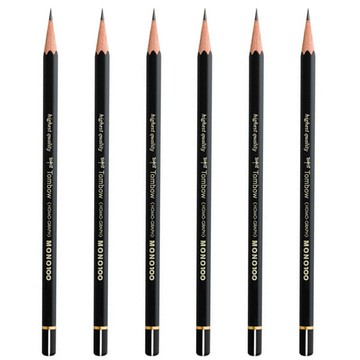 Tombow MONO 100 製圖高級鉛筆  2B  6個