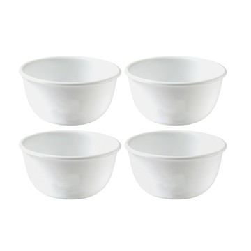 【美國康寧 CORELLE】純白系列 325ml飯碗4件組-D33