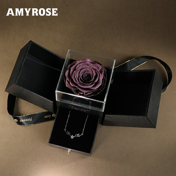 免運速發開發票 永生花禮盒康乃馨教師節禮物送老師玫瑰花束情人節生日送女友 賀卡服務