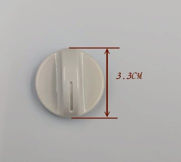 十字 旋鈕 定時器 旋鈕 (乳白 最大直徑33mm) 單顆出售