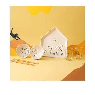 Mao's 樂陶陶 x 李瑾倫｜愛汪愛喵大房盤雙層聯名禮盒