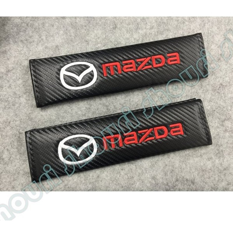 新品 Mazda マツダ シートベルトパッド 2pセット ショルダーパッドカバー ストラップ 自動車 車の肩パッド ロゴ刺繍入り 通販 Lineポイント最大0 5 Get Lineショッピング