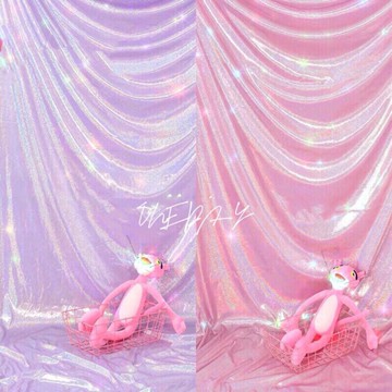 ONEDAY✨熱銷款✨少女心夢幻雷射背景布  雷射布 直播背景 直播必備 拍攝道具 背景布