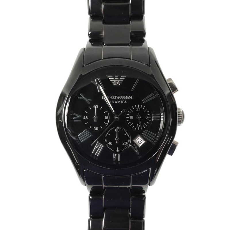 EMPORIO ARMANI 【AR-1400 111204】クォーツ式クロノグラフ腕時計 文字 