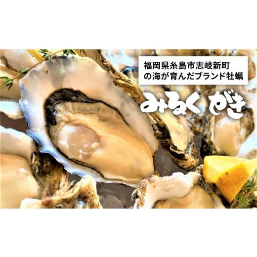 ふるさと納税 福岡県 糸島市 みるくがき 2kg（25個前後）◆ 生食 可 から付き 活 牡蠣 《糸島》牡蠣 生カキ 生食用 殻付き カキ 生牡蛎 生食可 [AEJ…