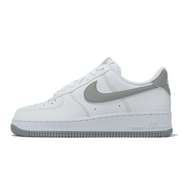 Nike 休閒鞋 Air Force 1 07 男鞋 女鞋 白 灰 灰勾 百搭 小白鞋 AF1 FJ4146-100