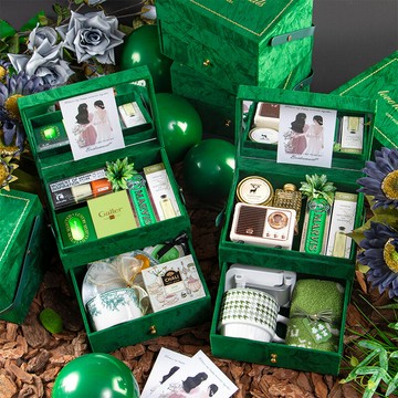 伴手禮女伴娘網紅化妝鏡高檔實用結婚新娘禮物小眾高級感禮盒套裝