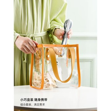 316L不銹鋼筷子勺子套裝旅行便攜餐具盒單人裝三件套學生收納盒