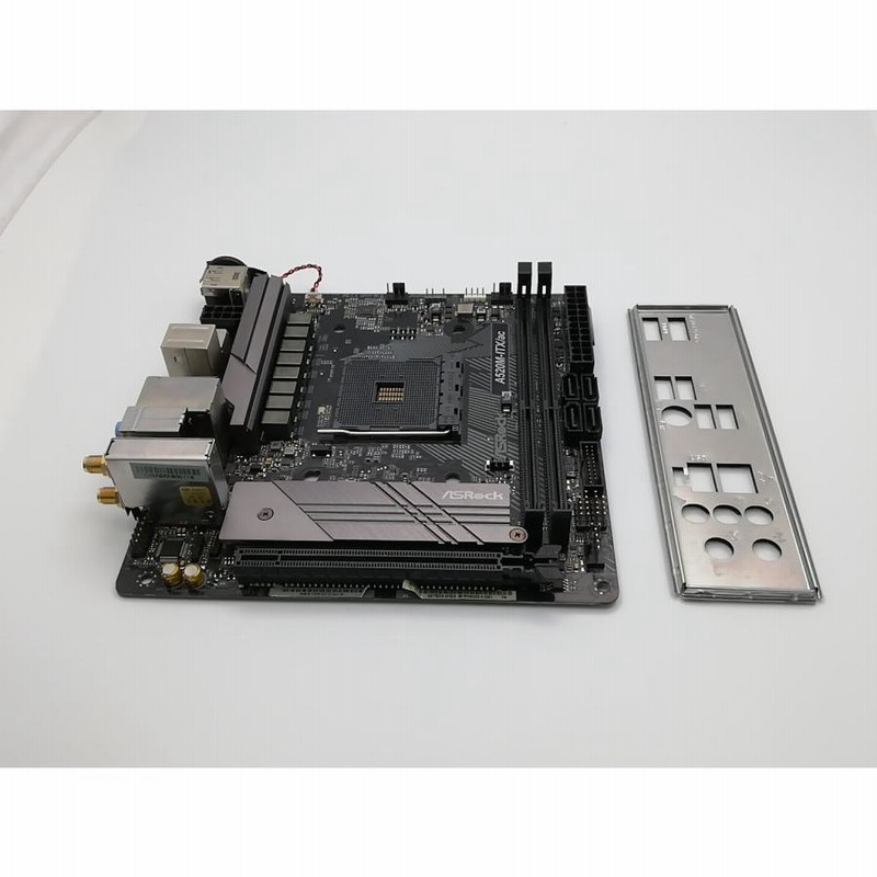 中古】ASRock A520M-ITX/ac A520/AM4/Wi-Fi(11ac)+BT4.2/Mini-ITX【EC