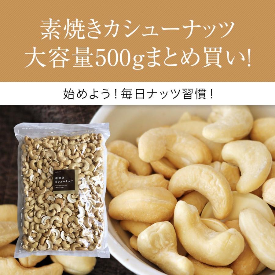 素焼き カシューナッツ 500g お買い得用 まとめ買い ネコポス発送 おつまみ ギフト