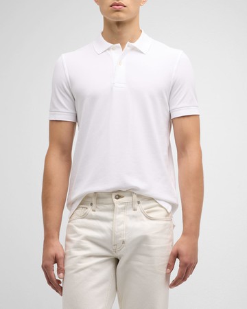 Men's Cotton Pique Polo Shirt