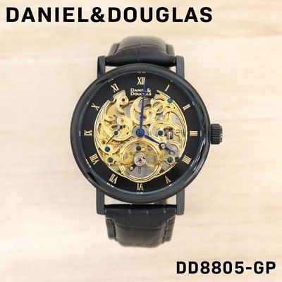 DANIEL＆DOUGLAS ダニエル ダグラス メンズ 男性 彼氏 アナログ 腕時計 自動巻き ウォッチ DD8805-GP 誕生日 プレゼント ギフト 祝い
