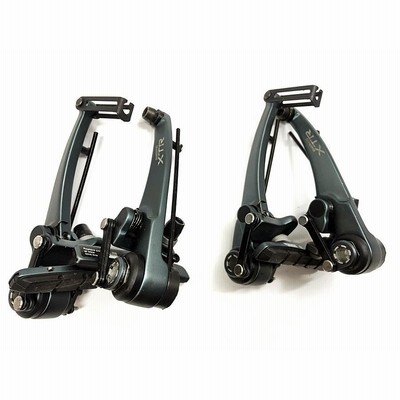 美品 シマノ SHIMANO BL-M950/BR-M951 XTR Vブレーキ グレー 前後