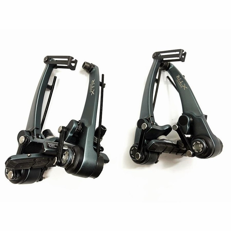 美品 シマノ SHIMANO BL-M950/BR-M951 XTR Vブレーキ グレー 前後 