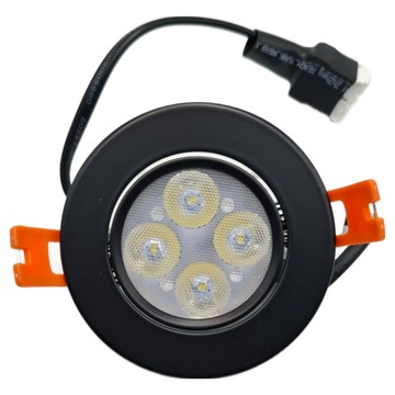 DANCELIGHT 舞光 5W微笑崁燈 6000K 7cm  黑框  1個