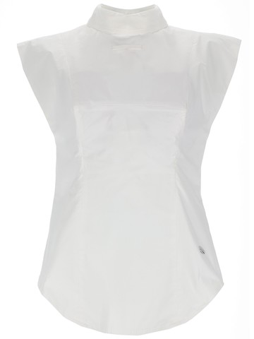 jean paul gaultier sleeveless inverted shirt