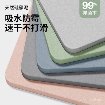 ⚡在臺出⚡浴室地墊衛生間防滑墊硅藻泥吸水墊厠所腳墊速幹墊子家用耐臟地毯 IFYS