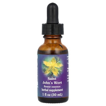 Flower Essence Services, 貫葉連翹，花精華，1 液量盎司（30 毫升）