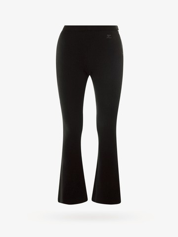 Ribbed stretch viscose trouser - COURREGES - gender_Woman