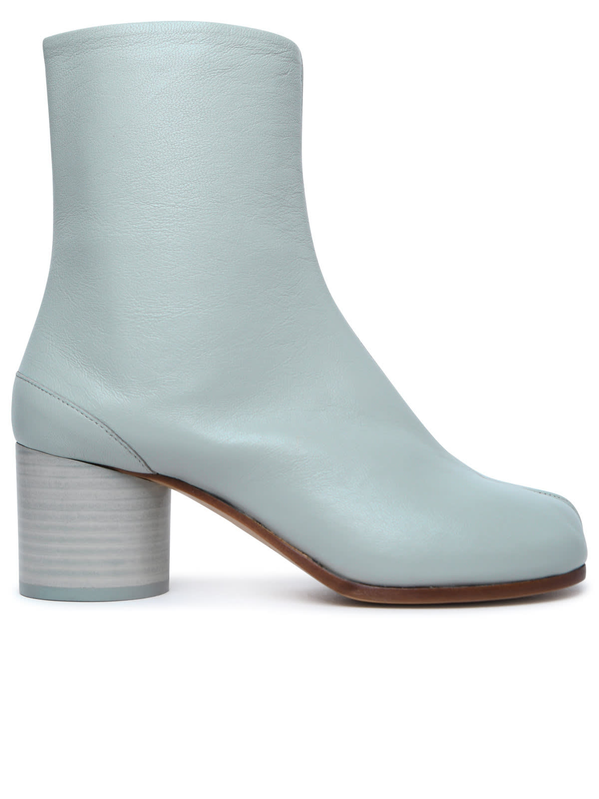 Maison Margiela tabi Green Anise Leather Ankle Boots