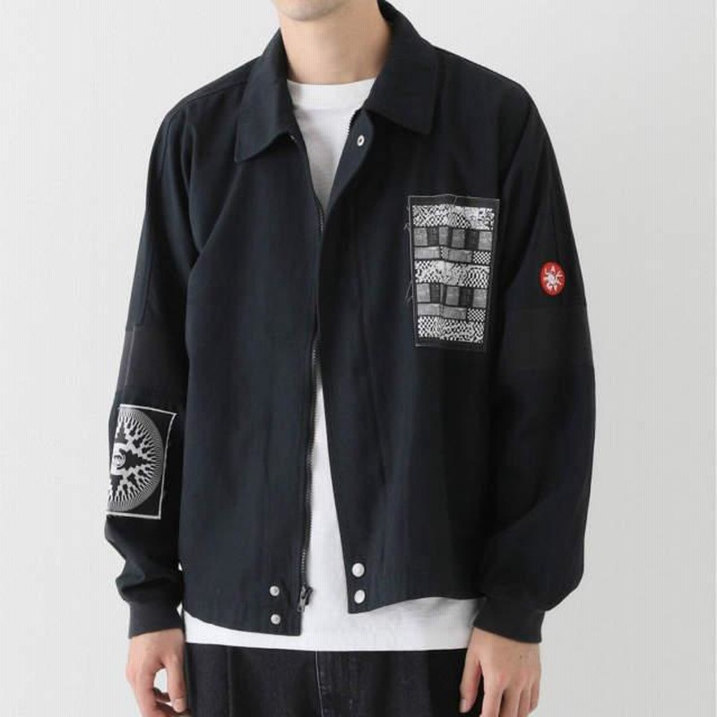 新品 C.E シーイー 22AW OVERDYE KL PATCH JACKET オーバーダイパッチジャケット CES22JK18 XL BLACK CAV  EMPT ジップアップ mc68484 | LINEブランドカタログ