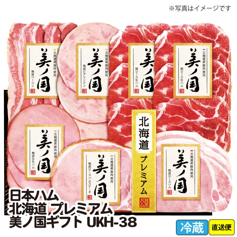  御歳暮 お歳暮 おせいぼ お年賀 手土産 ごあいさつ ご自宅用 日本ハム  北海道 プレミアム 美ノ国ギフト (UKH-38)