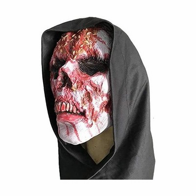 ハロウィン パーティー用マスク 血だらけゾンビ 頭部全体をカバーする超リアルマスク 怖いです 死体 悪魔 宇宙人 サタン デーモン ウィッグ お面 通販 Lineポイント最大get Lineショッピング