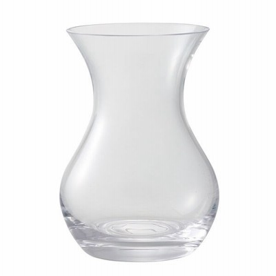 《 ガラス ベース 》◆とりよせ品◆Clay courbe(クルブ)* CLEAR 花びん 花瓶 シンプル コンポート インテリア 花資材 花器 赤