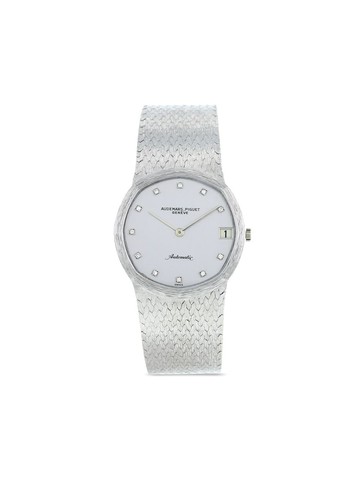 Audemars Piguet - 1970 pre-owned Cobra 31mm - unisex - White Gold/Mineral Glass - One Size - Silver