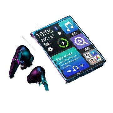 mp4學生mp5觸屏版高中生看小說聽歌mp3隨身聽可連藍牙學生版其他【Snowbelle優選】