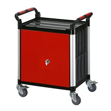 【史代新文具】康德倫 KT-707EBM (組裝) 二層附門圍邊工具車/工作車/推車