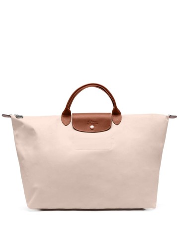 Longchamp - large Le Pliage travel bag - unisex - Polyamide - One Size - Neutrals