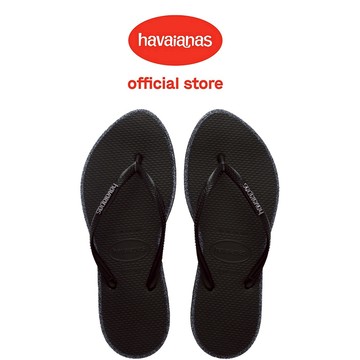 Havaianas哈瓦仕 拖鞋 尖頭 亮粉 閃耀黑 Slim Point Glitter 4150157-1069W