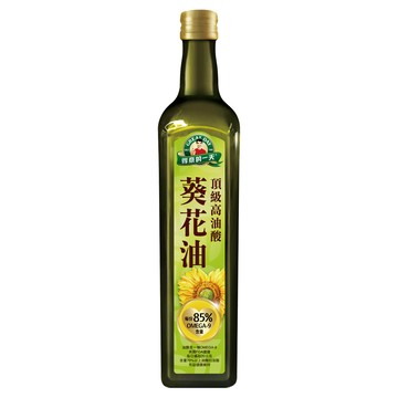 得意的一天 頂級高油酸葵花油  富含維生素E，無添加物，適合高溫烹調  750ml  1瓶