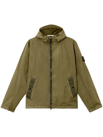 stone island hooded jacket