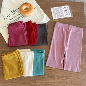 【四口甜】台灣現貨春夏新款80-140女童單車褲瑜伽褲內搭褲