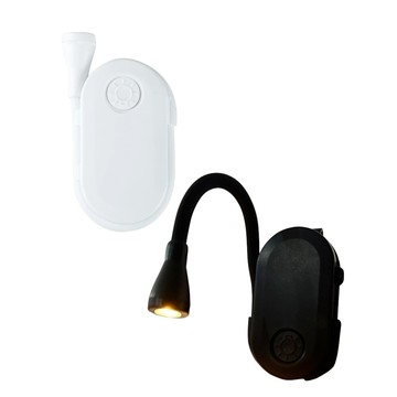 迷你袖珍小巧輔助夾燈 衣領口袋夾燈 夾書本閱讀燈 小夜燈 三種色光可調光