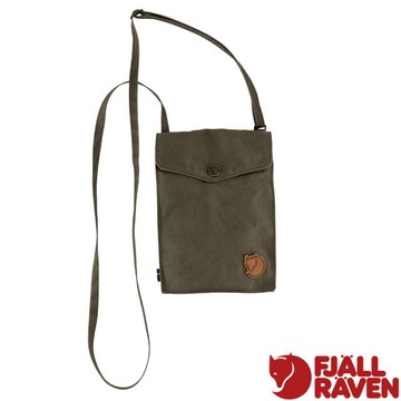 【Fjallraven 小狐狸】Pocket 防潑水耐磨旅行隨身袋.手機證件護照包/信封式開口/24221-633 深橄欖