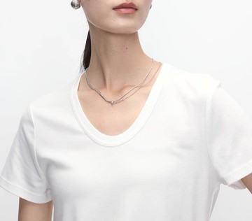 【天絲】法式簡約/萊賽爾多色U領t恤