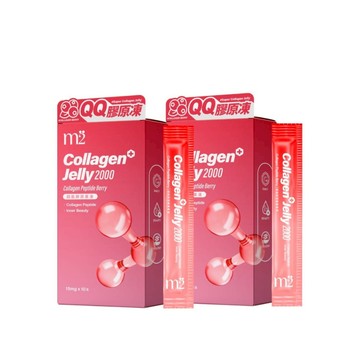 【m2美度】超能膠原莓果果凍 買1送1組 (10入/盒)